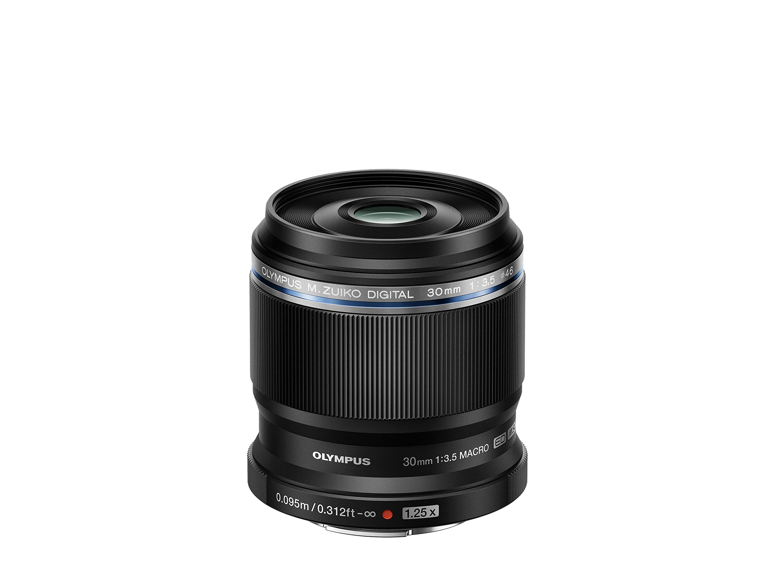 Olympus M.Zuiko Digital ED 30mm F3.5 Macro Lens for Micro Four Thirds Cameras - Compatible with OM-D & PEN Series, Panasonic G-Series - Black - Perfect for Close-Up Photography, Product Shots & Nature Macro