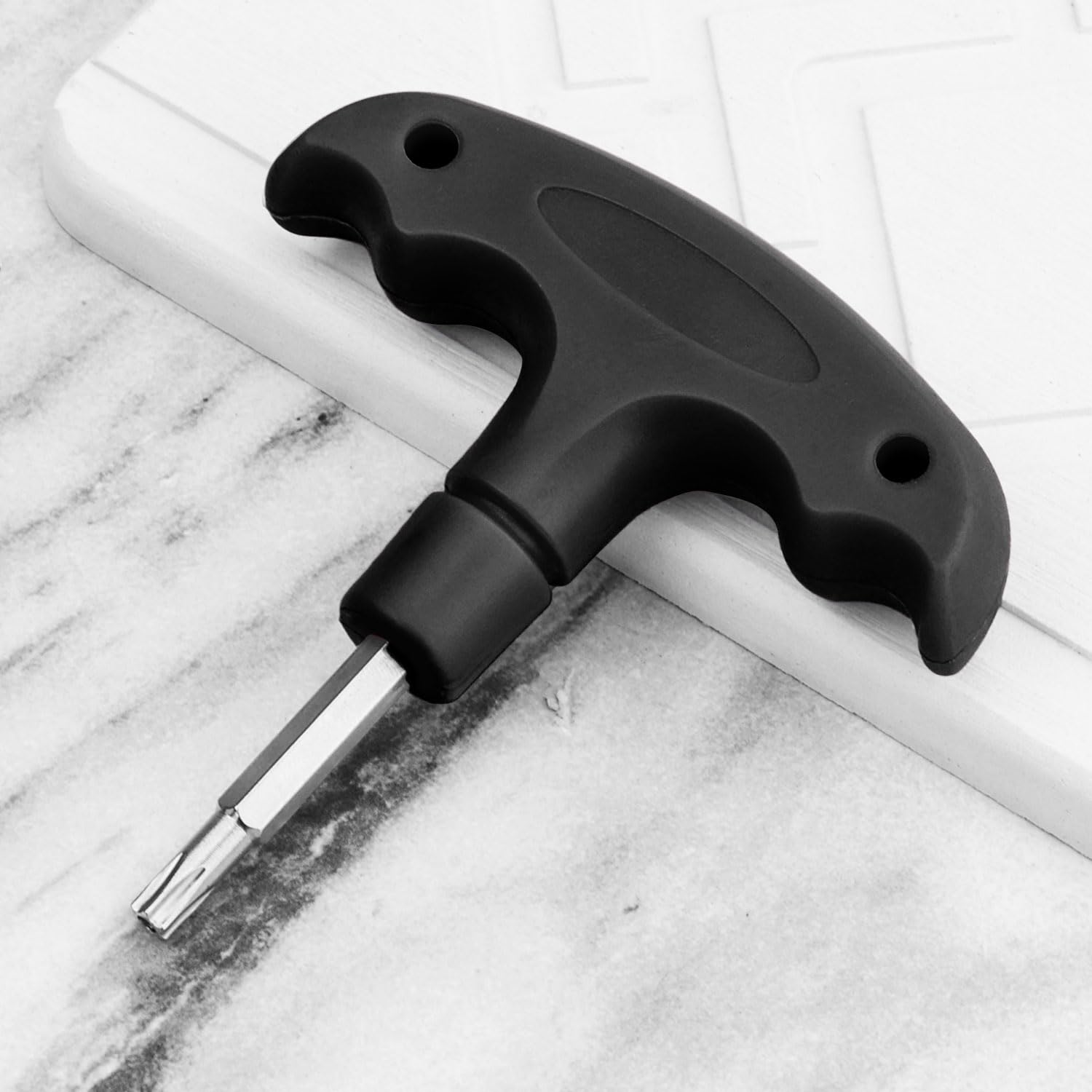 **Adjustable Golf Torque Wrench with Plastic Handle – Metal Golf Driver Tool & Spike Wrench for Club Adjustments – Portable Golf Club Equipment (Black) – Perfect for Golf Course & Home Practice**