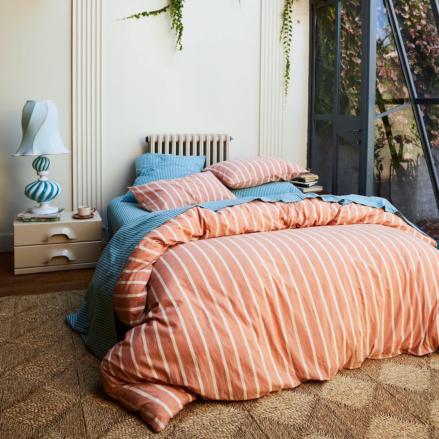 Abrielle Cotton Quilt Cover Set - Soft Crème Caramel Bedding for King/Queen Size - Luxury Breathable Quilt Cover for All Seasons - Perfect for Master Bedroom, Guest Room & Vacation Homes