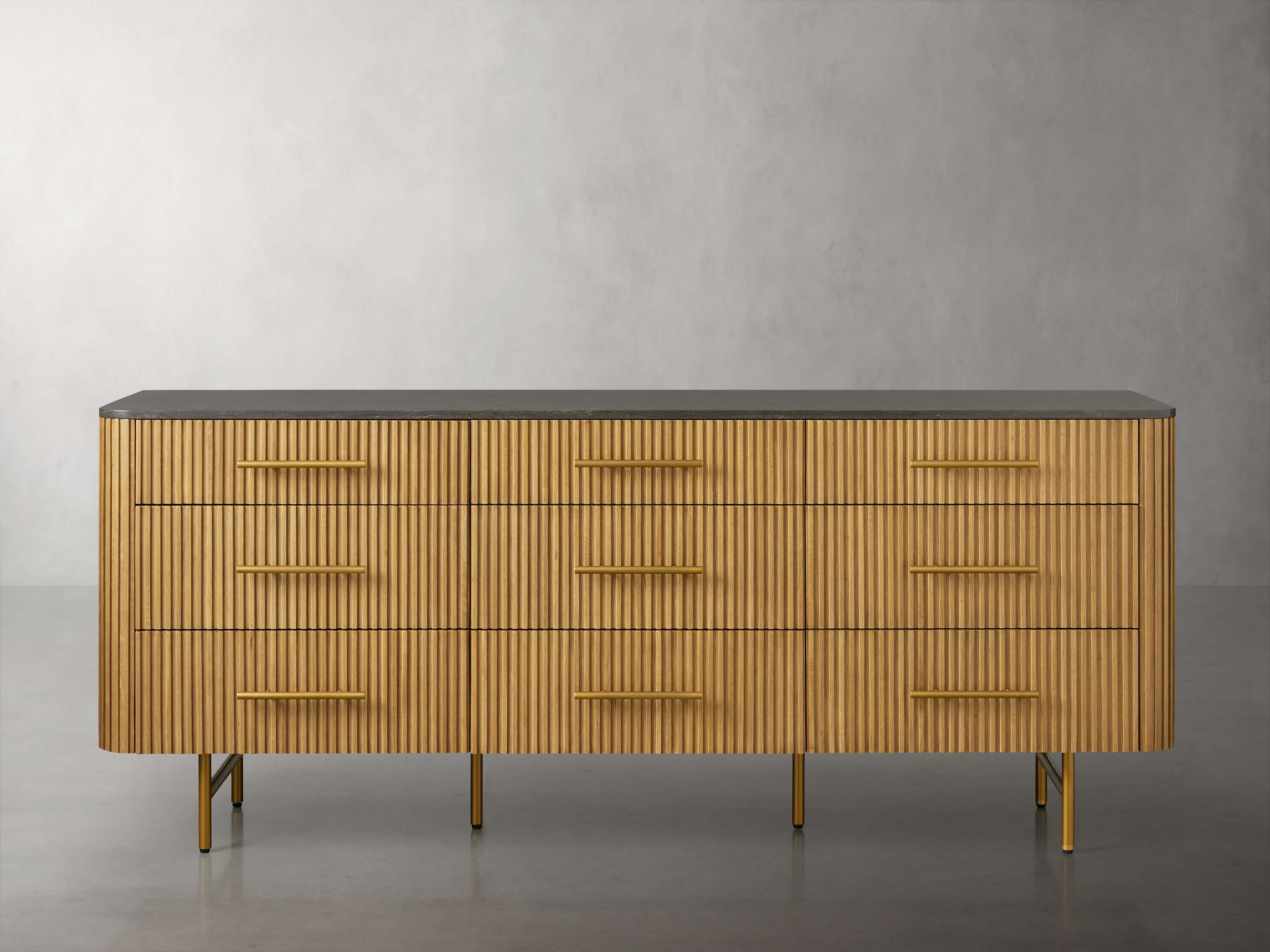 Finnley 9-Drawer Dresser - Stylish Wooden Chest of Drawers for Bedroom & Closet Organization