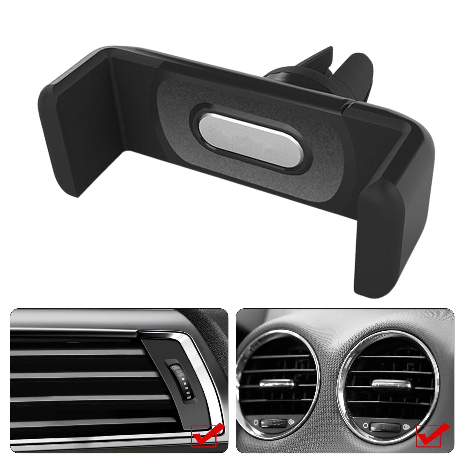Car Phone Holder Mount - Universal Dashboard & Windshield Cell Phone Stand for iPhone, Samsung, Google Pixel - Perfect for Driving, GPS Navigation & Hands-Free Calls