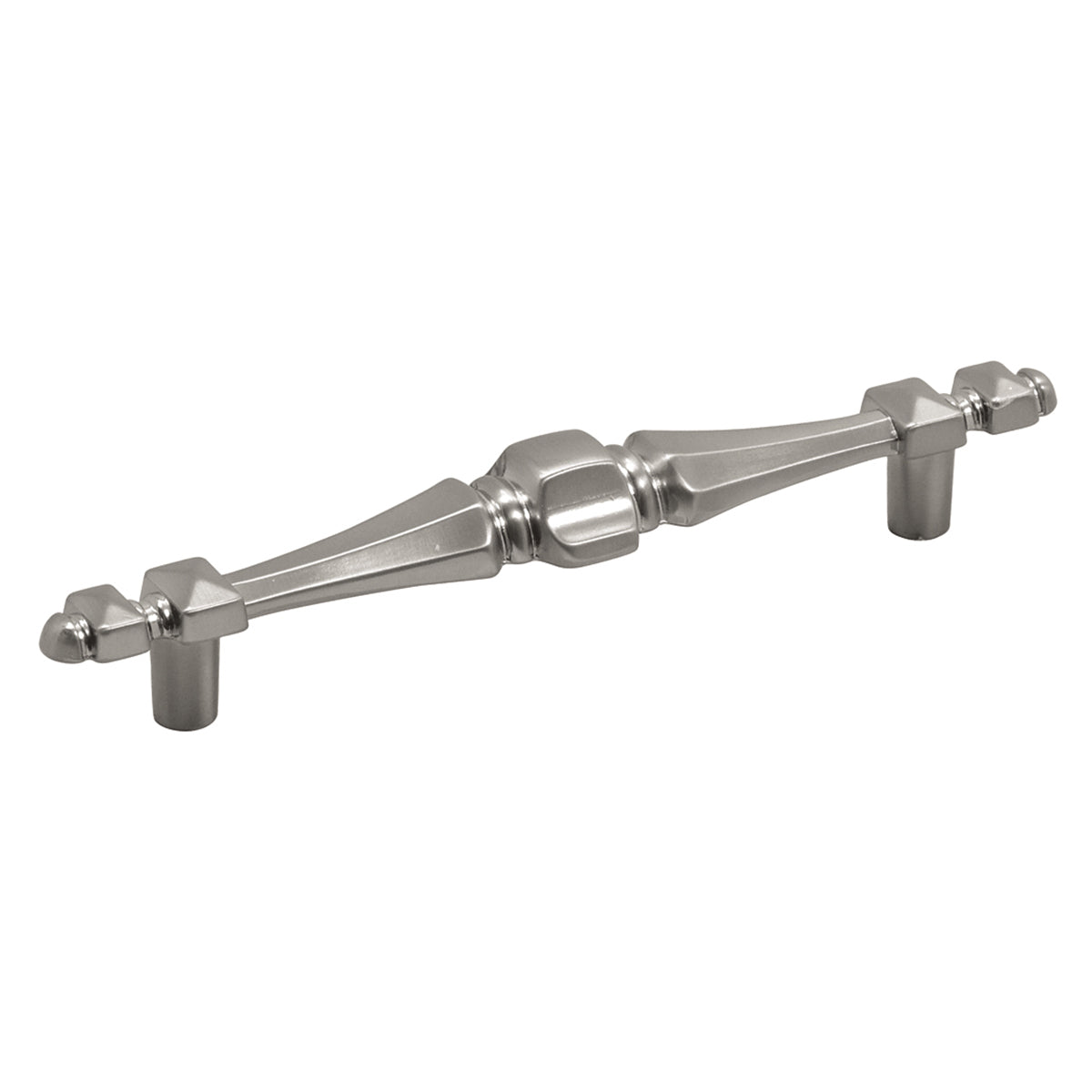 Cavalier Pull 4 1/4 Inch Center to Center Satin Nickel Cabinet Handle - Perfect for Kitchen Cabinets, Dressers & Furniture Drawers