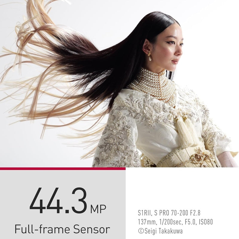 Panasonic Lumix S1R II 47.3MP Full Frame Mirrorless Camera - 4K 60p Video, 5-Axis Stabilization - Perfect for Travel, Wedding & Professional Photography