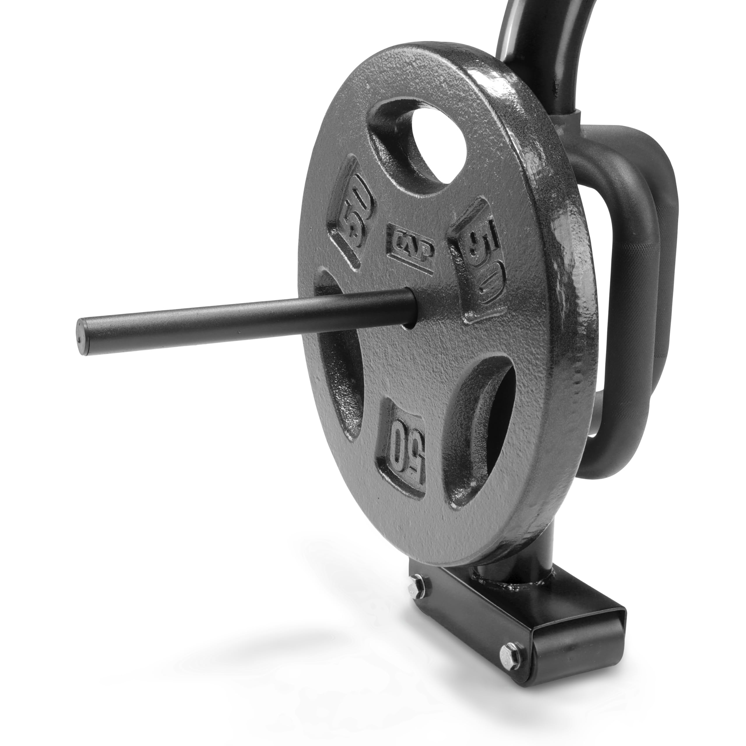 CAP Barbell Deluxe Open Trap Bar - Olympic & Standard Weight Plate Compatible Hex Shrug Bar for Deadlifts, Squats & Strength Training