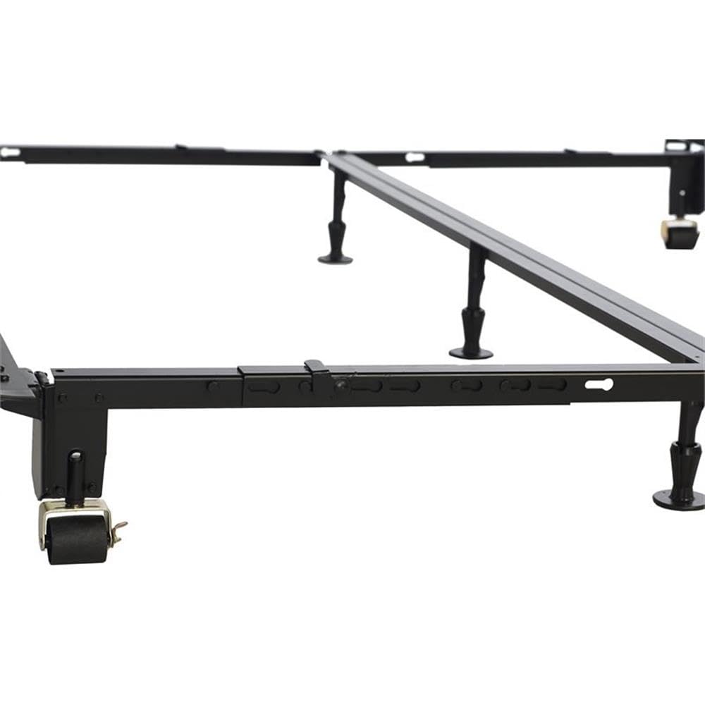 Heavy Duty Multi-Fit Bed Frame - Twin to Cal King for Home & Hotel Use