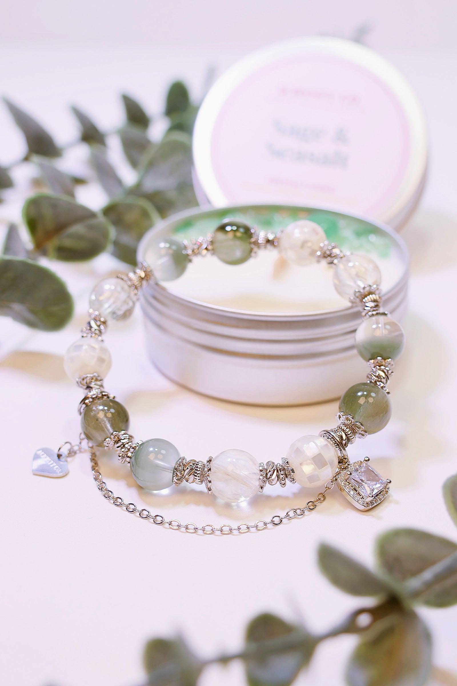 Intention Opulence Bracelet – Elegant Handmade Beaded Bracelet for Women | Perfect for Meditation, Yoga & Spiritual Healing | Boho Chic Jewelry Gift