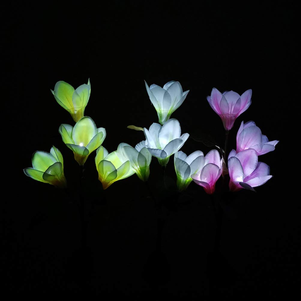 Solar Landscape Lights Outdoor - 1 Pack Waterproof LED Garden Lights with Auto On/Off, Decorative Solar Powered Pathway Lighting for Yard, Patio, Walkway (Warm White)