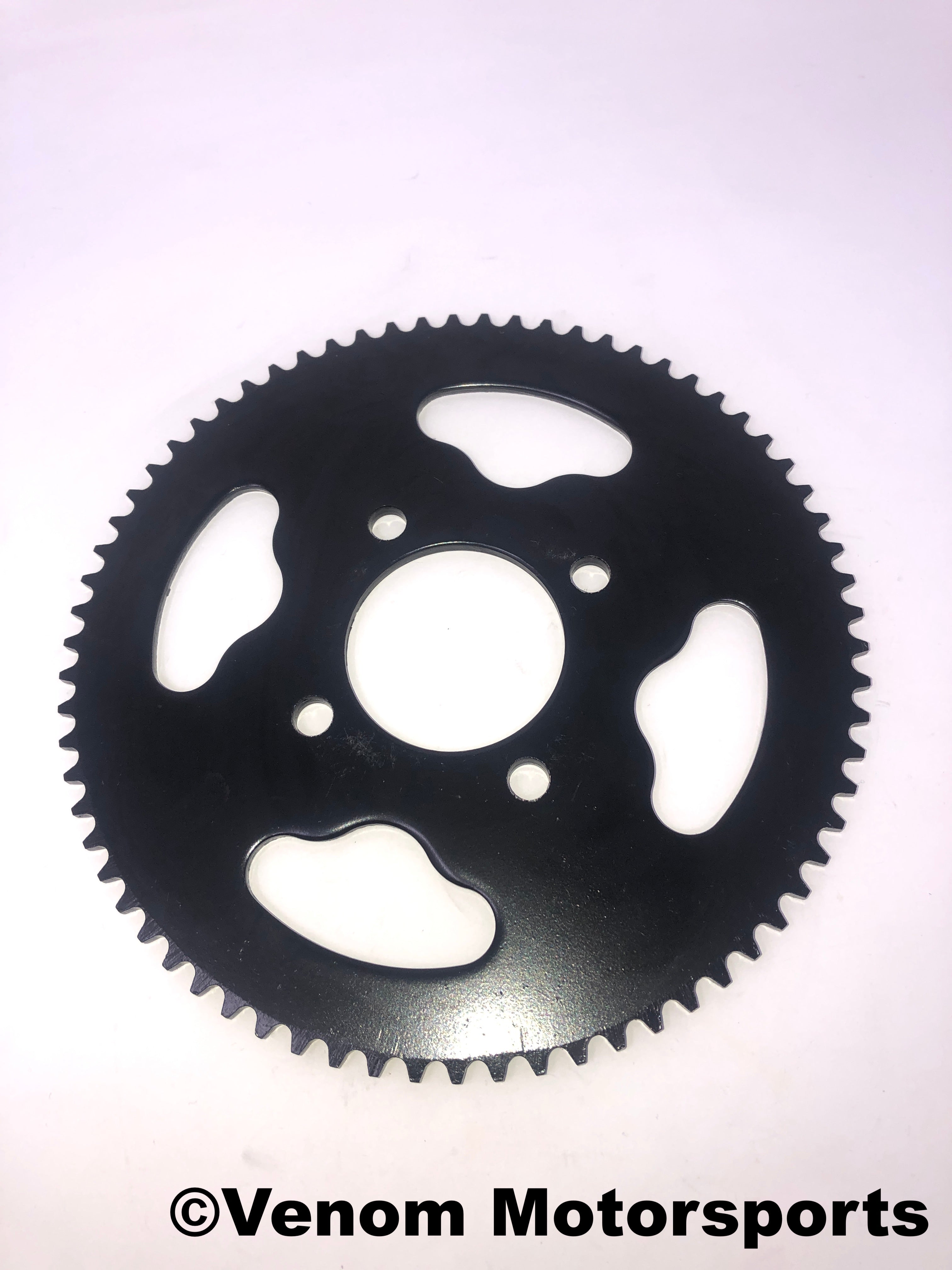 Venom 1300W ATV Replacement Rear Sprocket 219H 70T - Durable Off-Road Gear for ATV Trail Riding & Mud Racing