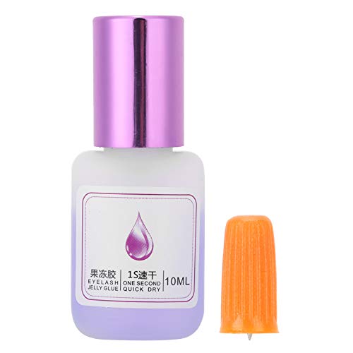 10ml Transparent Fast Drying Eyelash Extension Glue - Long Lasting Lash Adhesive for Professional & DIY Use (Transparent Bottle) - Perfect for Salon, Home & Special Occasion Makeup