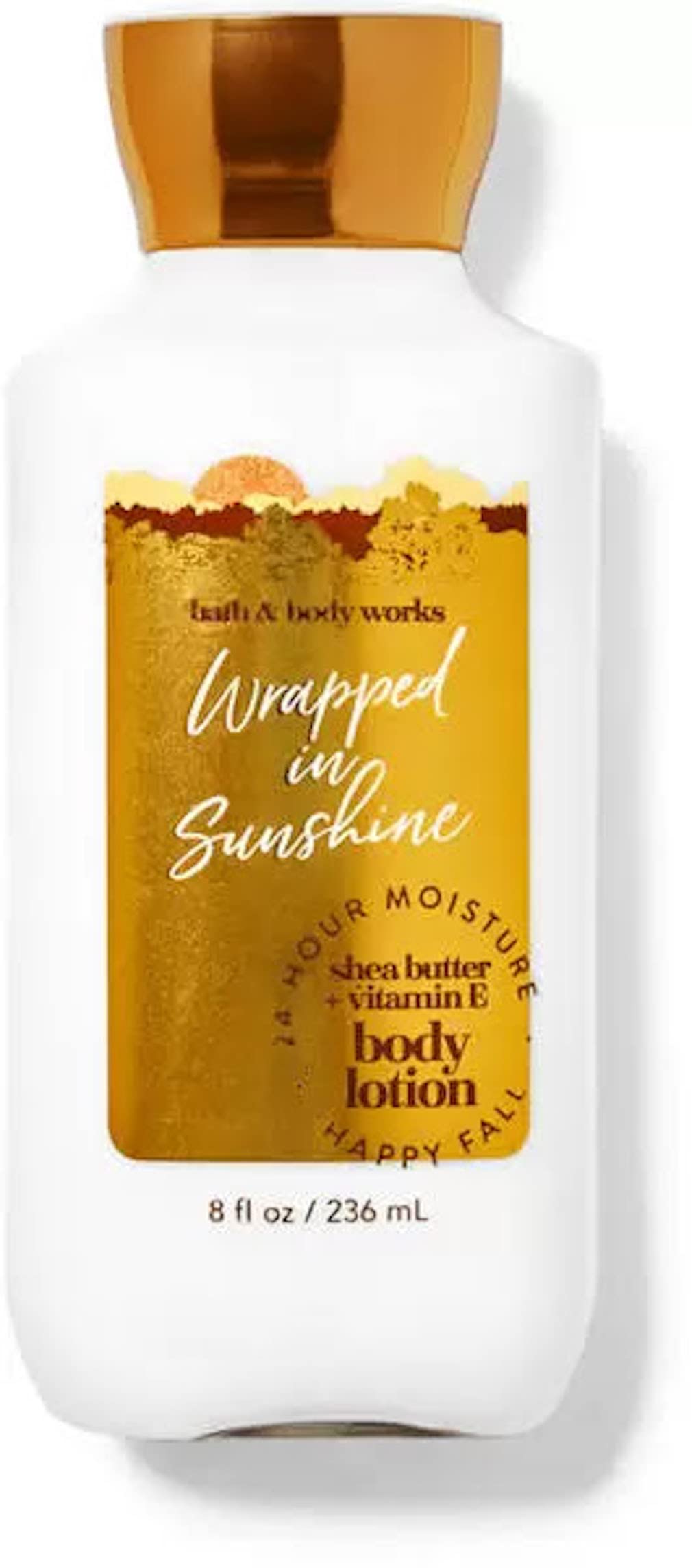 Bath & Body Works Wrapped In Sunshine Super Smooth Lotion Set - 8oz & 4oz (Pack of 2) - Hydrating Body Moisturizer Gift for Women - Perfect for Daily Skincare, Travel & Relaxation
