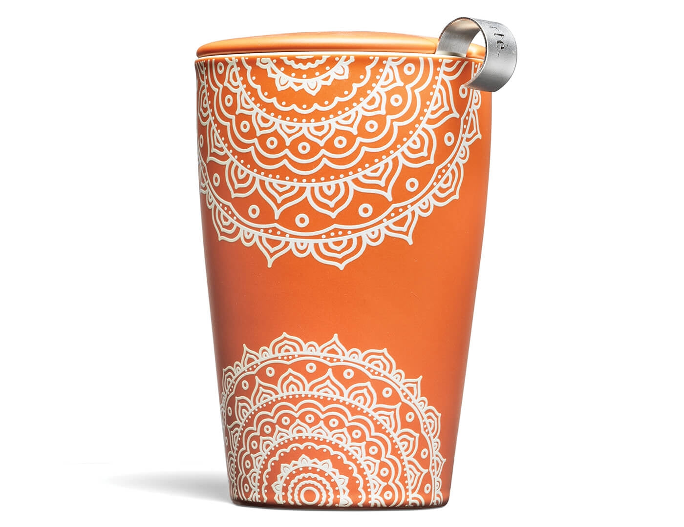 KATI® Chakra Steeping Cup & Infuser - Loose Leaf Tea Strainer with Lid for Hot or Iced Tea - Perfect for Home, Office, Yoga & Meditation Use