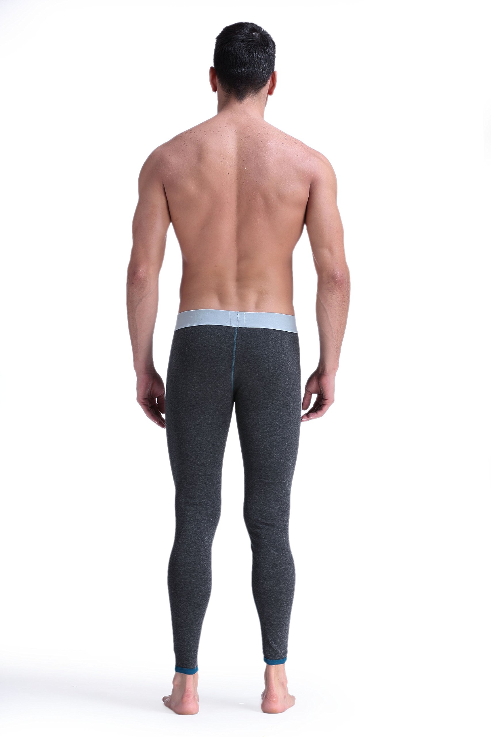 Azuki Men's Thermal Underwear Bottoms - Winter Base Layer Pants, Fleece-Lined Long Johns for Cold Weather - Perfect for Skiing, Hiking & Outdoor Activities