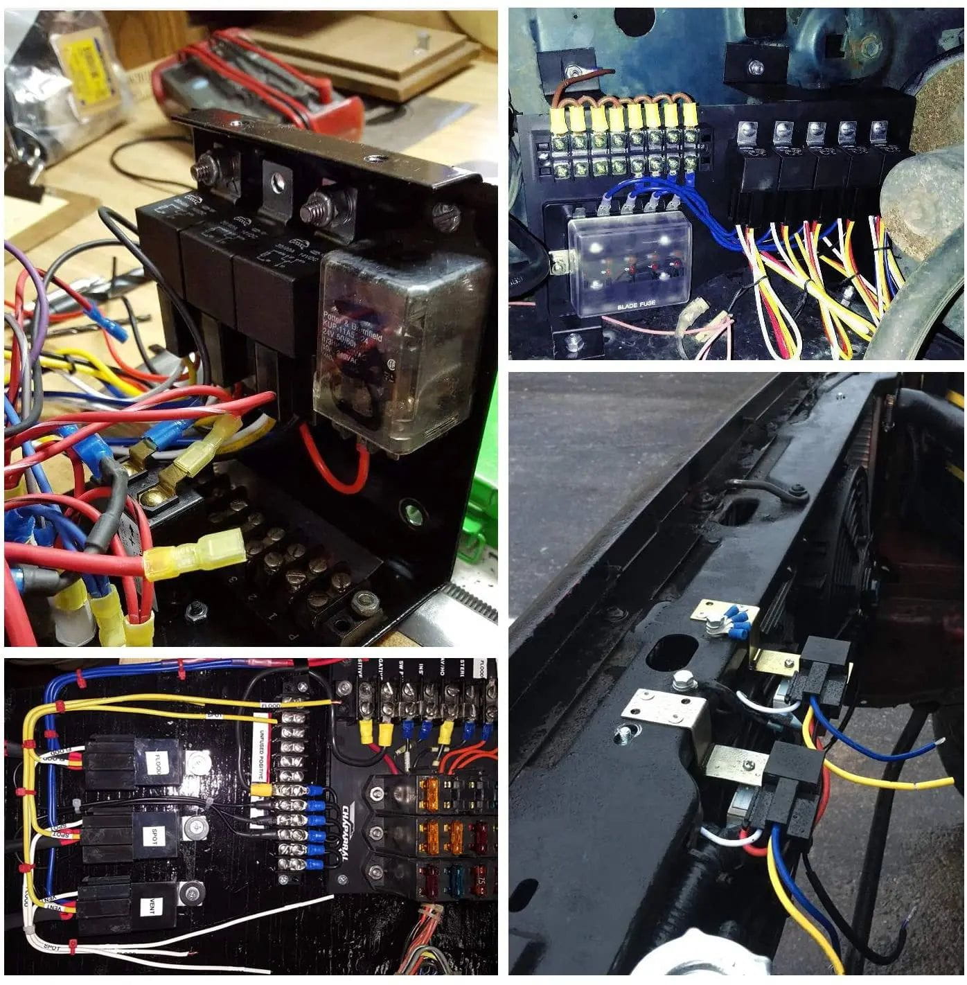6 Pack Automotive Relay Harness Set - 12V 30/40A SPDT Universal Car Relay Kit with Sockets & Wires - Perfect for Headlights, Fog Lights, Cooling Fans & More