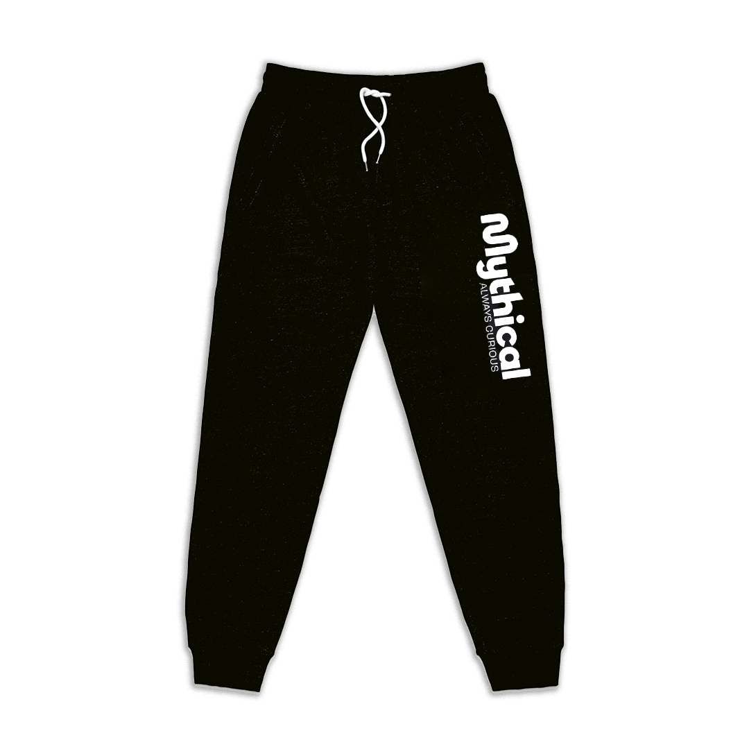 Mythical Logo Joggers for Men - Comfortable Athletic Running Pants with Stylish Design - Perfect for Gym, Workout, and Casual Wear
