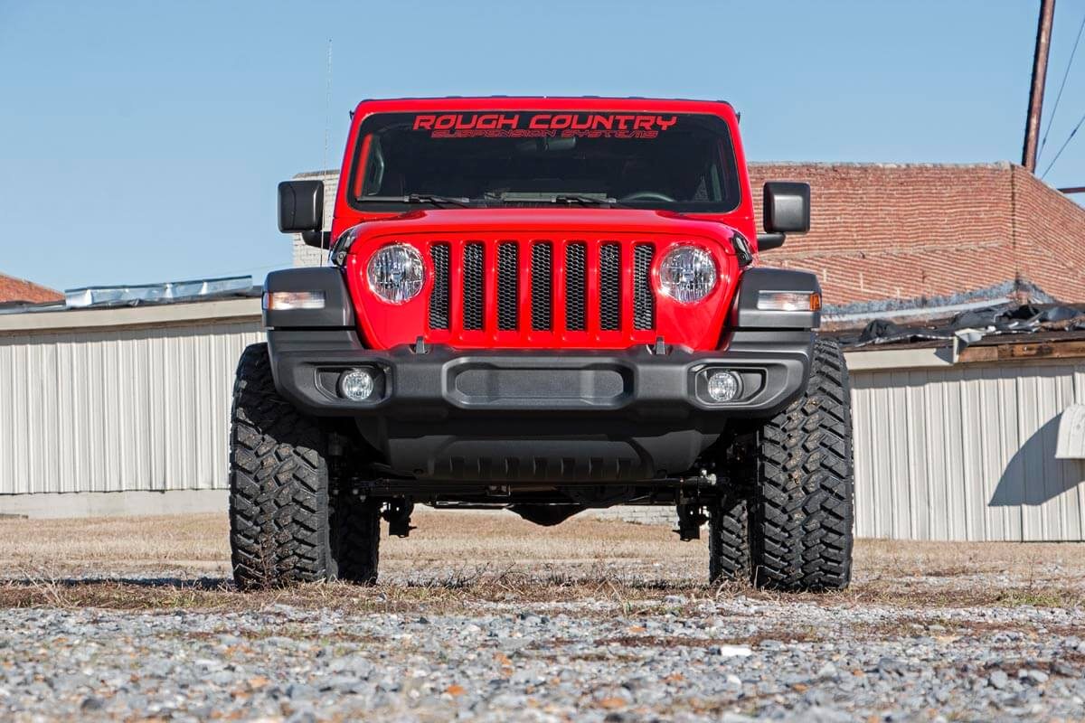 2.5 Inch Lift Kit for Jeep Wrangler JL 4WD (2018-2023) - Heavy Duty Coil Springs V2 - Part #91370 - Off-Road Suspension Upgrade for Enhanced Clearance & Performance