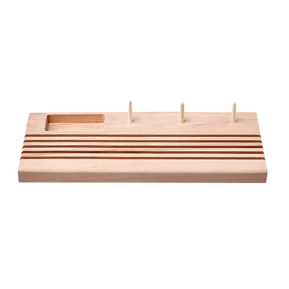 LNKA Wooden Ruler Rack - Quilt Ruler Holder Stand 12.5