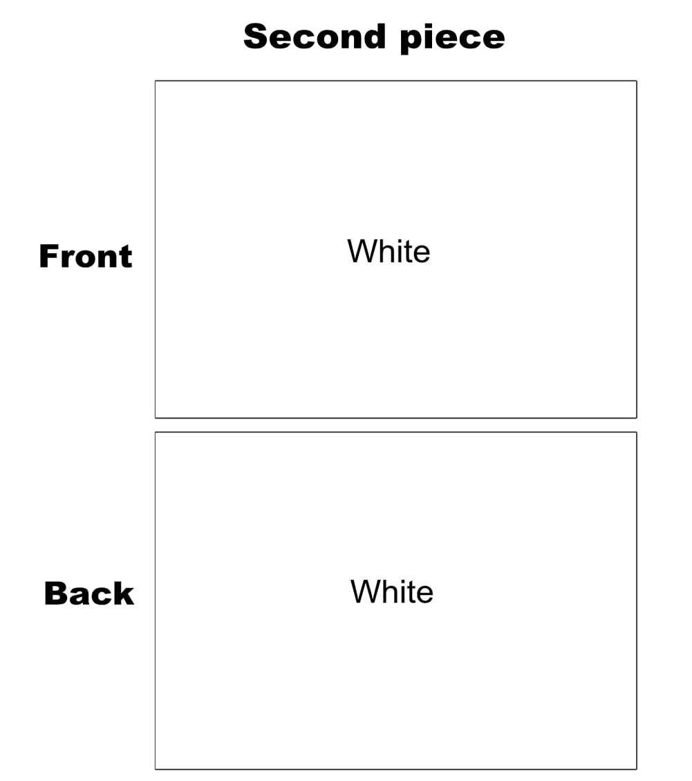 32x24in Double-Sided White Photo Backdrop for Food & Product Photography - Perfect for Flat Lay Shots