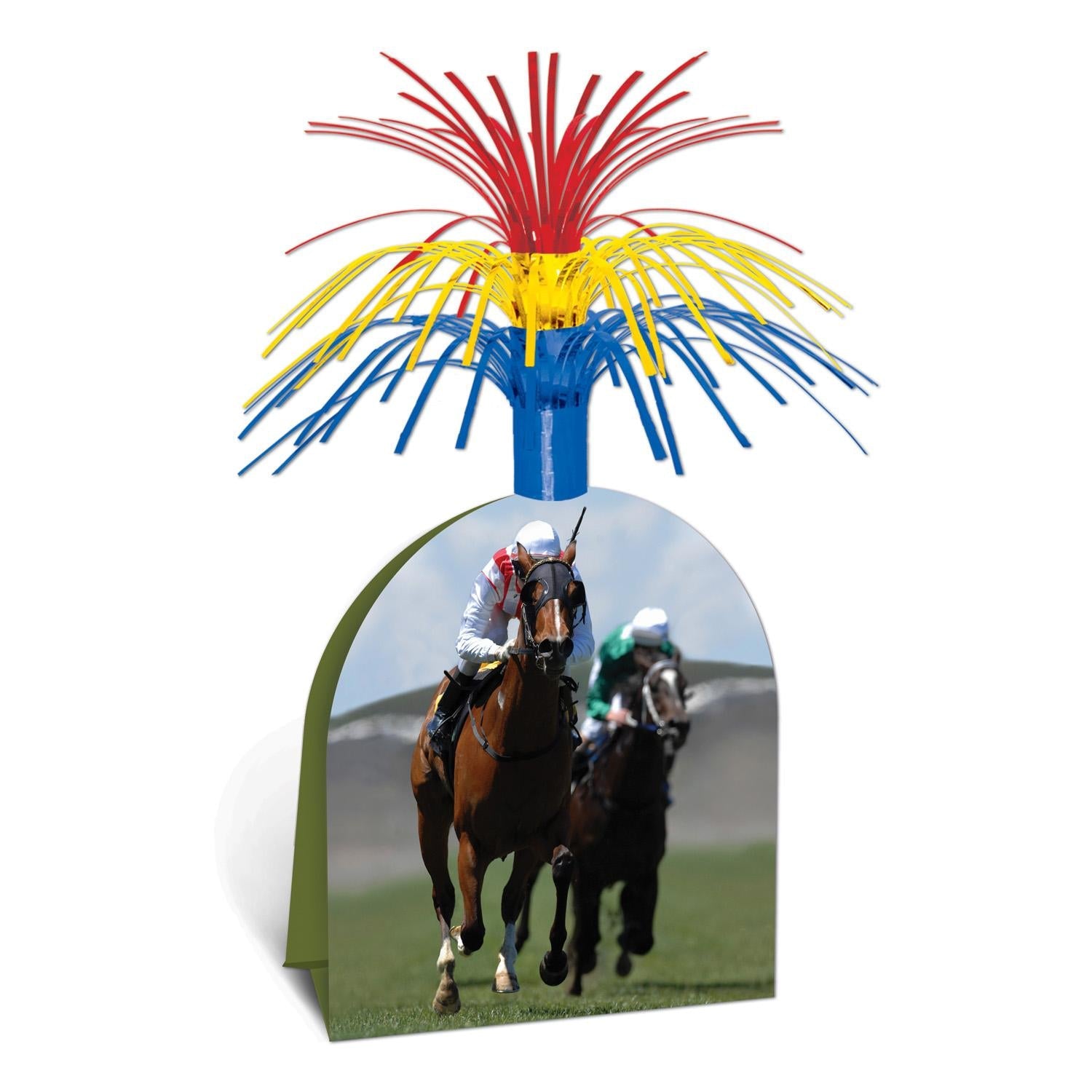 12 Pack Beistle Horse Racing Party Centerpieces - Decorative Table Decor for Kentucky Derby, Equestrian, and Horse-Themed Birthday Parties
