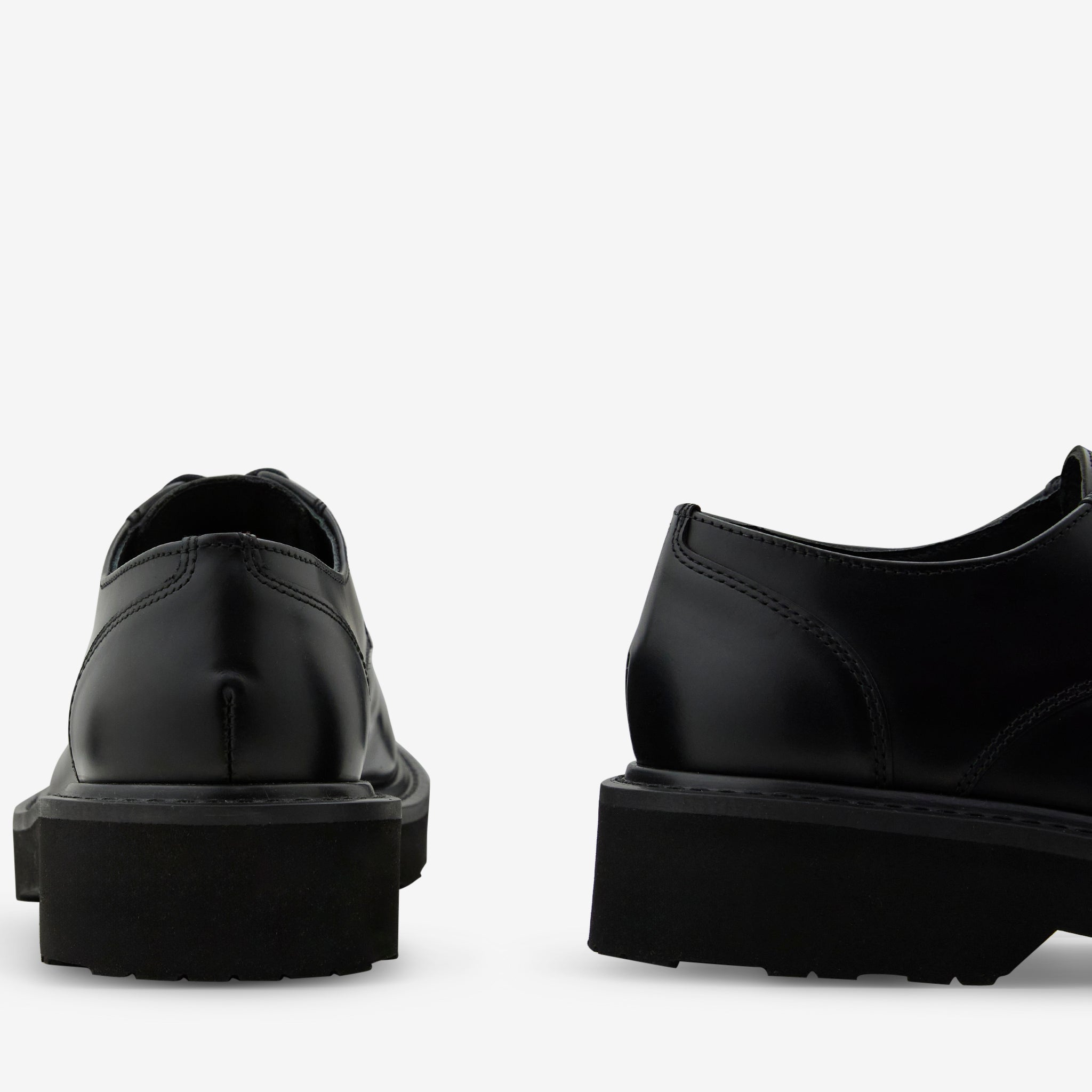 KENZO UKIO Black Derby Shoes for Men - Stylish & Comfortable Formal Footwear for Office, Business, and Special Occasions