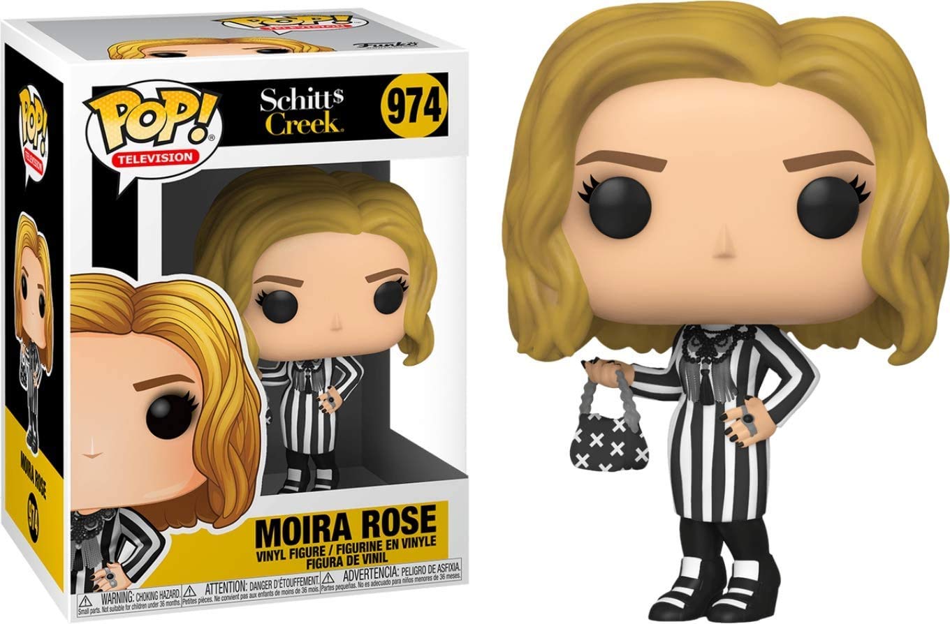 Schitt's Creek Moira Rose Funko Pop! Vinyl Figure with Pop Box Protector Case - 3.75 Inch Collectible Toy for Fans, TV Show Merchandise - Perfect for Display, Gifts, and Pop Culture Collections