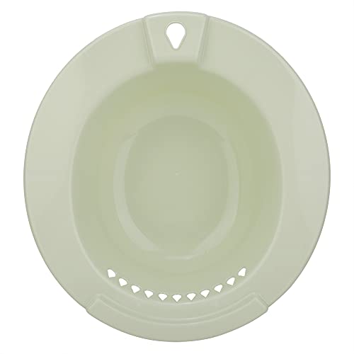 A K Homes - Post-Surgery Sitz Bath Basin for Hip Cleaning & Hygiene Care, Portable Hanging Design (Green) | Ideal for Postpartum Recovery, Hemorrhoid Relief & Perineal Care