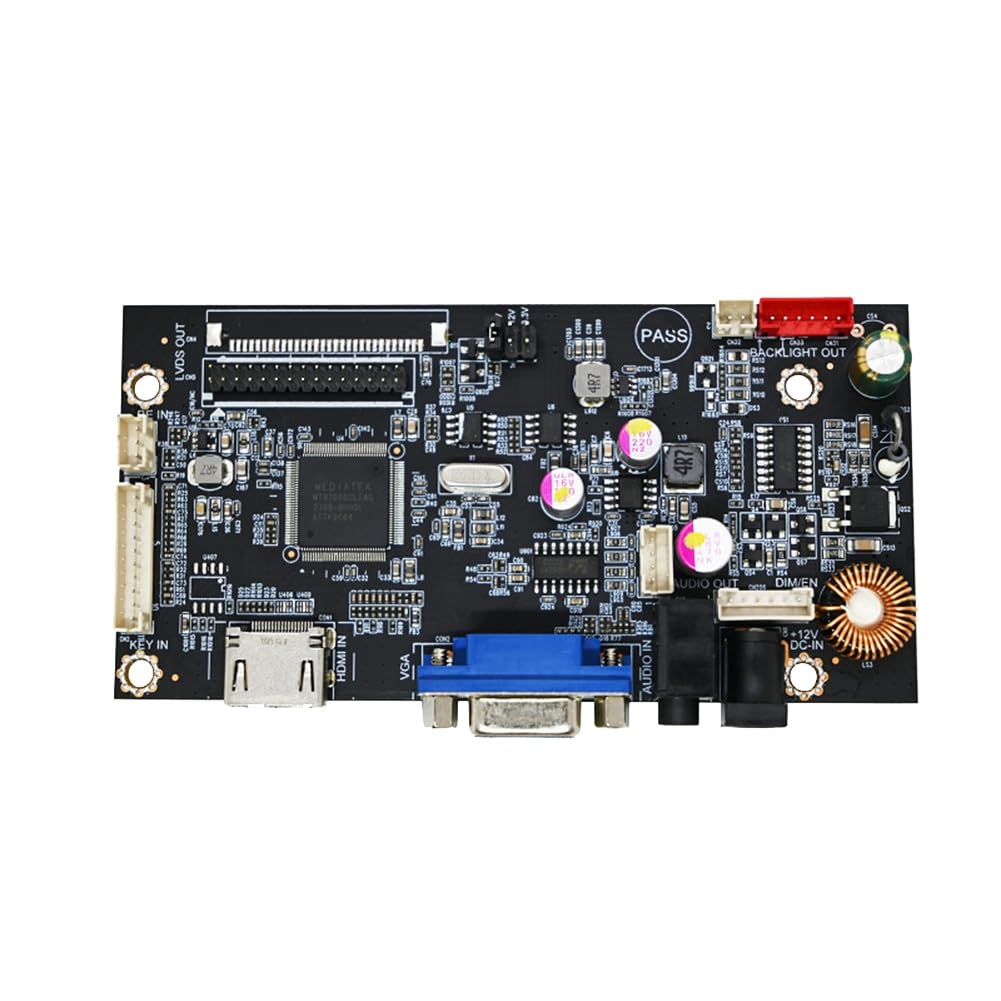 Guihydur Wide Temperature LCD Driver Board - VGA+ Input Compatible Display Driver Module & Motherboard for Industrial Displays, Digital Signage, and Control Panels