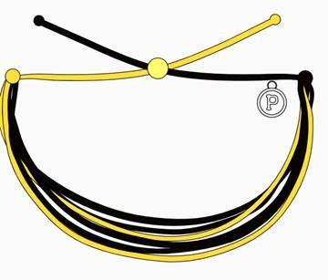 Custom Black and Yellow Original Bracelet - Handmade Adjustable Friendship Bracelet for Women & Men - Perfect for Gifts, Parties, and Everyday Wear