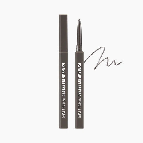 CLIO Extreme Gelpresso Pencil Eyeliner 0.35g - Long Lasting Waterproof Smudge Proof Eye Liner for Precise Winged Liner & Tightlining - Perfect for Everyday Makeup & Special Occasions
