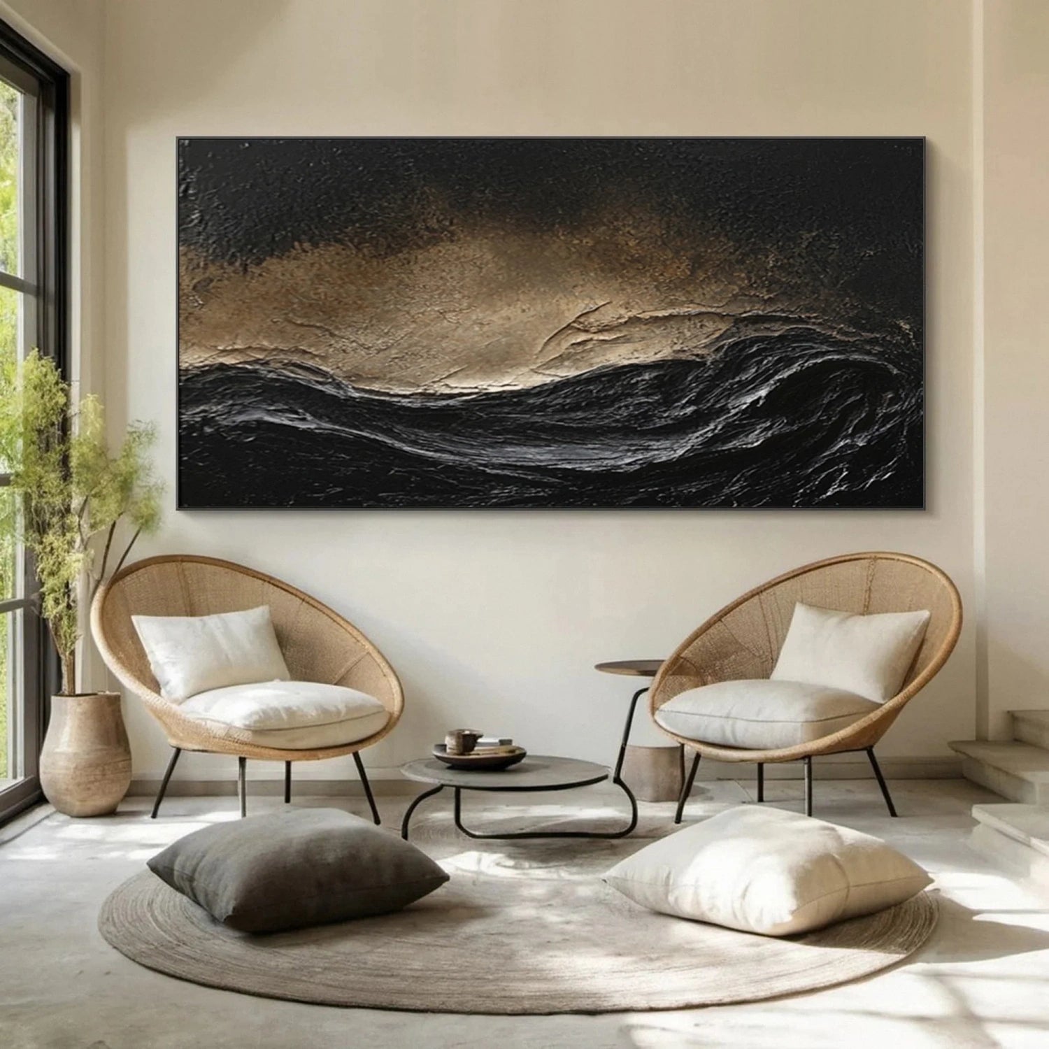 Ocean and Sky Painting #OS 235 - Stunning Seascape Wall Art for Home & Office Decor - Perfect for Living Room, Bedroom or Beach House