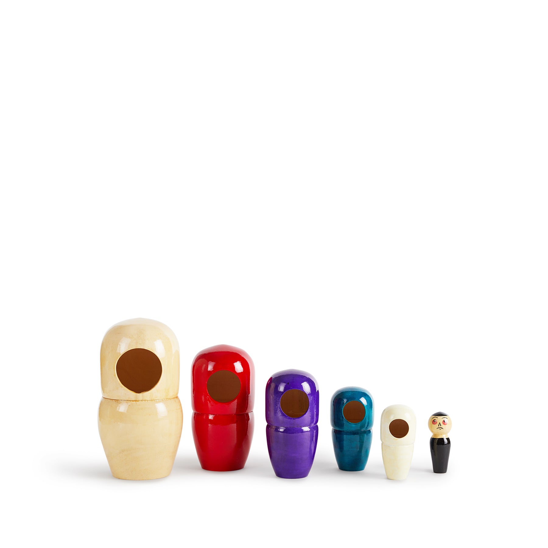 Polar Boy Matryoshka Nesting Dolls - Handmade Russian Wooden Stacking Dolls for Kids & Collectors | Perfect for Home Decor, Gift Giving & Cultural Education