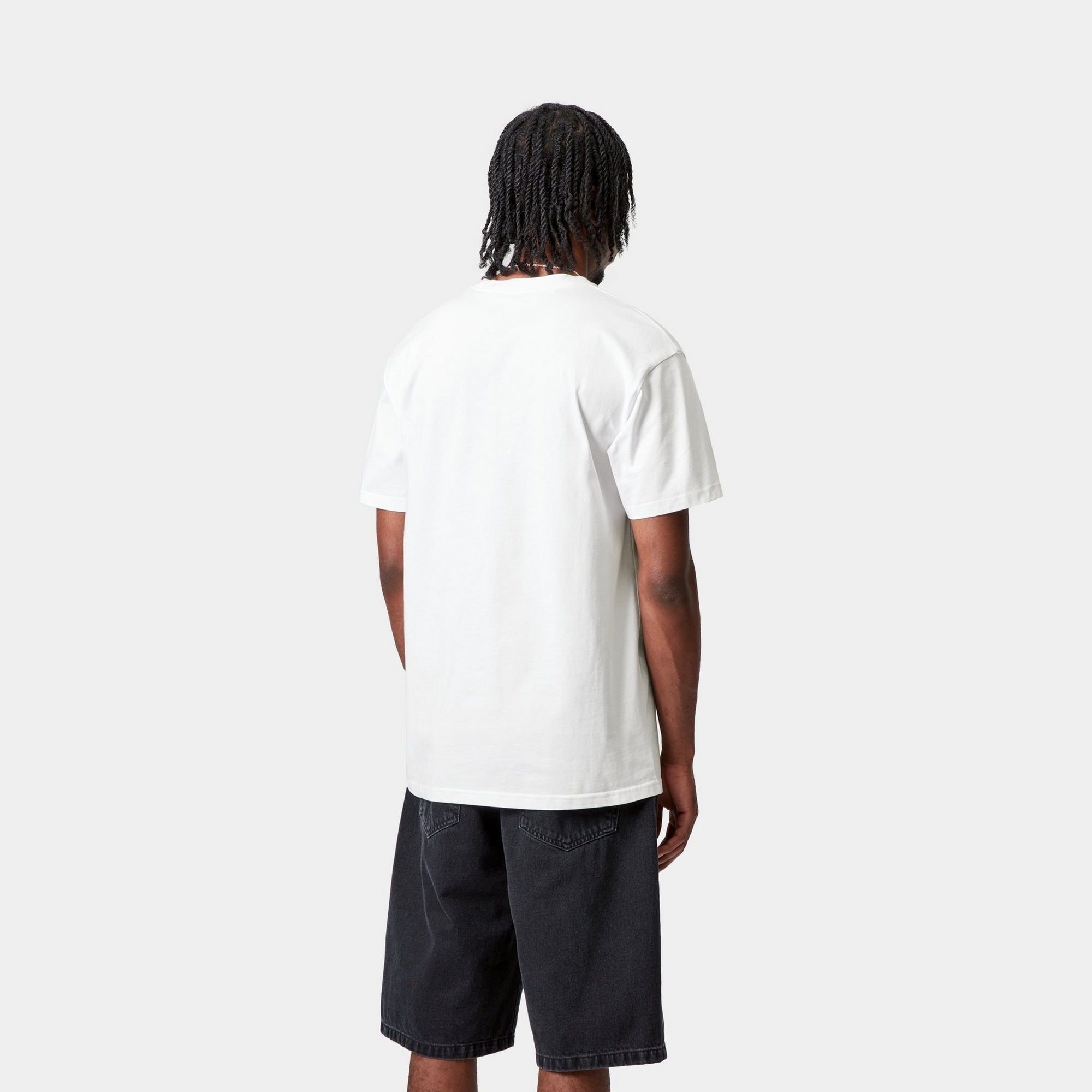 Chase T-Shirt for Men - Premium Cotton White Tee - Casual Comfort Fit - Perfect for Everyday Wear, Gym, and Outings