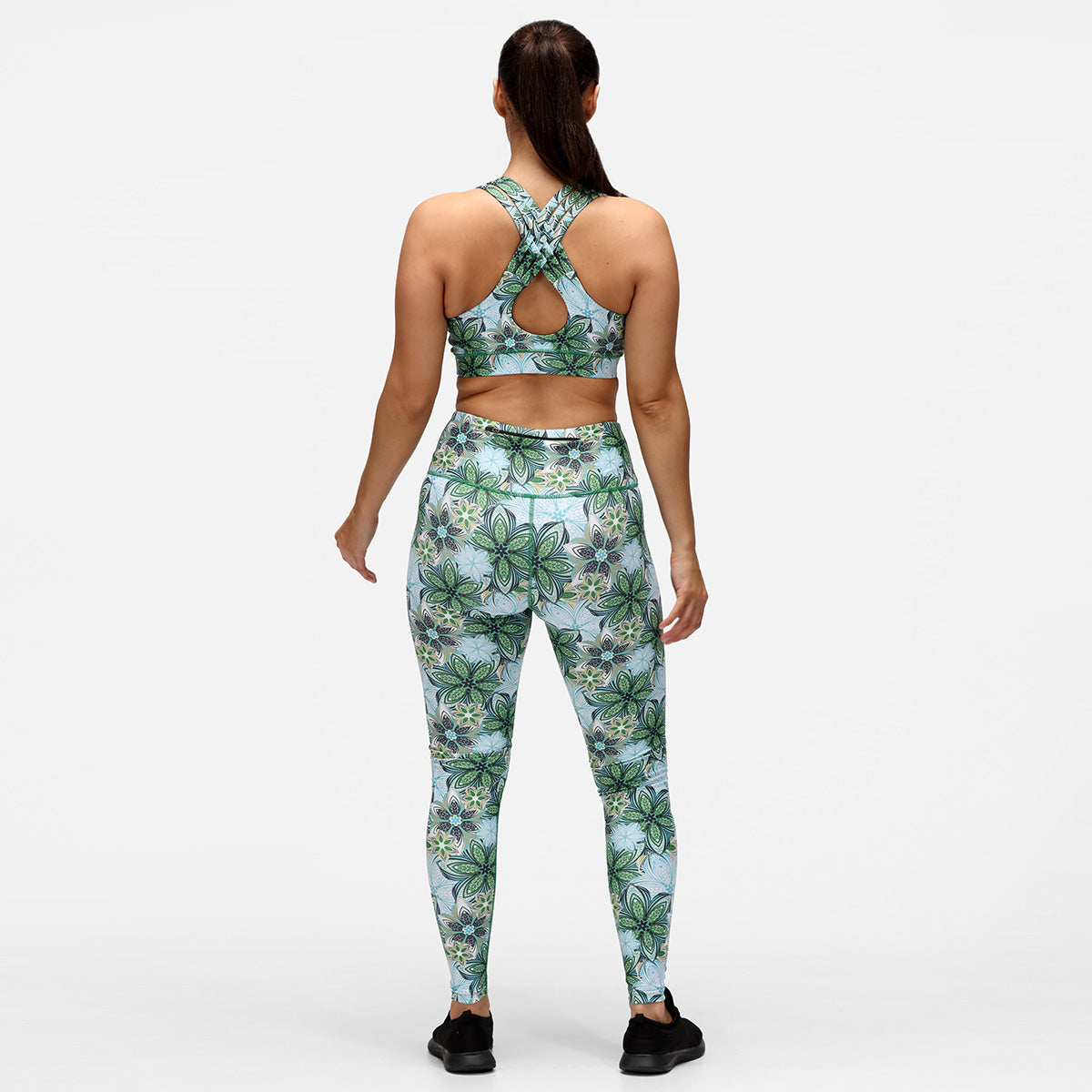 Mandala Yoga Leggings for Women - High Waisted Stretchy Workout Pants with Unique Boho Print | Perfect for Yoga, Gym, Running & Casual Wear