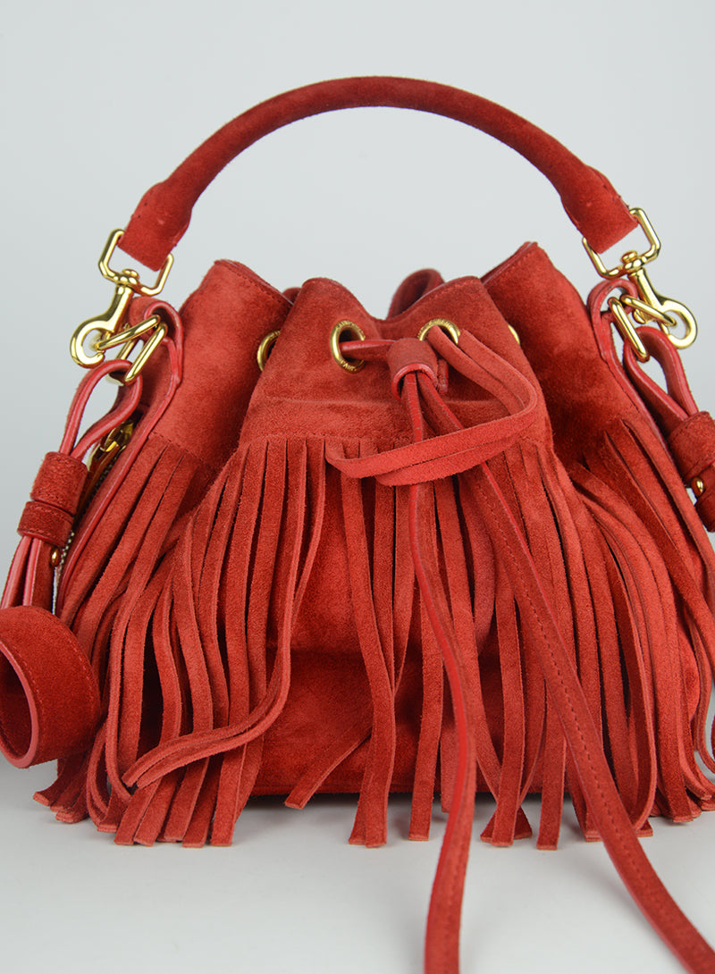 Saint Laurent Emmanuelle Red Leather Crossbody Bag - Luxury Designer Handbag for Women, Perfect for Parties, Date Nights & Special Occasions