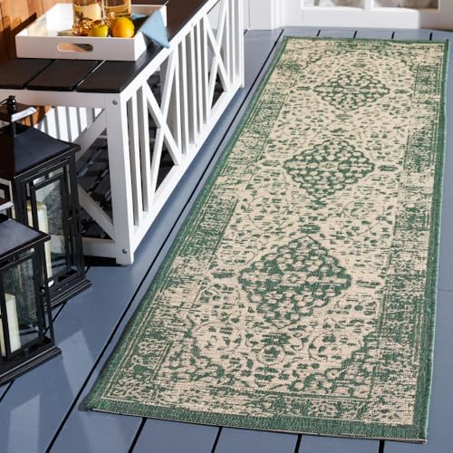 Beige/Dark Green