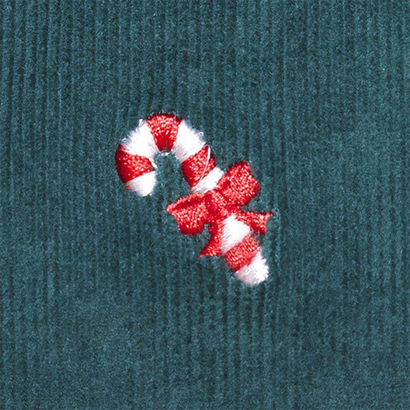 Beachcomber Corduroy Pants for Men - Hunter Green & Candy Cane Striped Casual Trousers | Perfect for Outdoor Adventures, Fall Fashion, and Holiday Parties