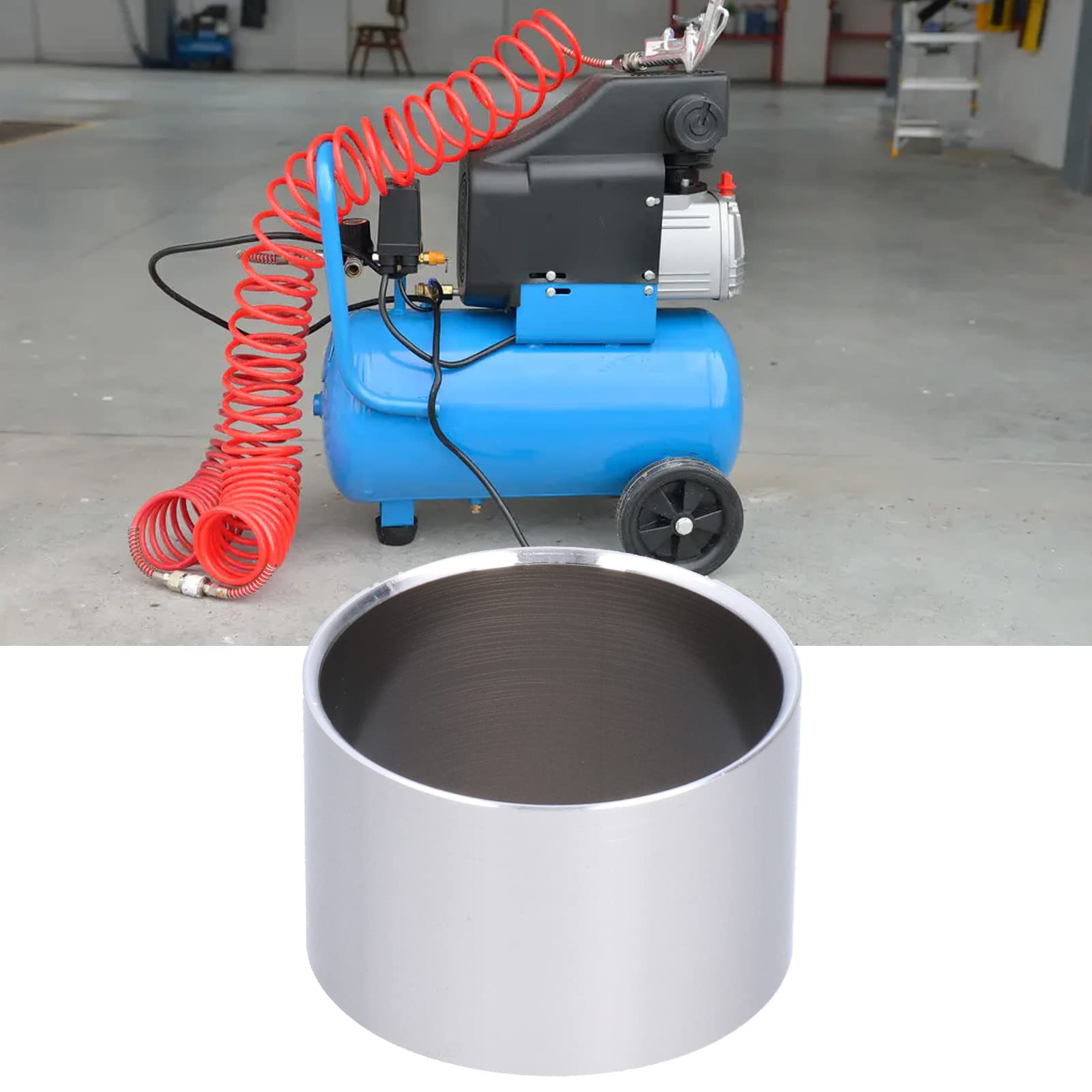 Durable Small Silent Lightweight Air Compressor Cylinder Kit & Sleeve for Efficient Performance | Ideal for Home Garage, Auto Repair & DIY Projects