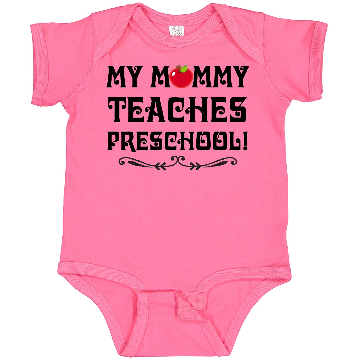 Inktastic Preschool Teacher Mommy Baby Bodysuit - Cute Outfit for School & Family Photos