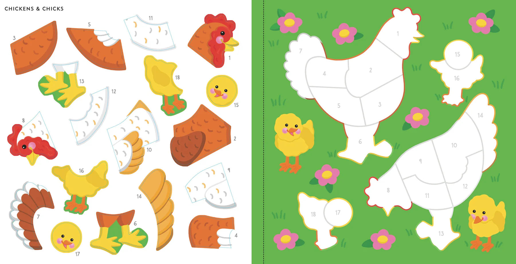 Color By Sticker Farm Animals - Fun Kids Activity Book for Creative Learning & Farm Animal Recognition - Perfect for Homeschooling, Travel & Rainy Day Activities
