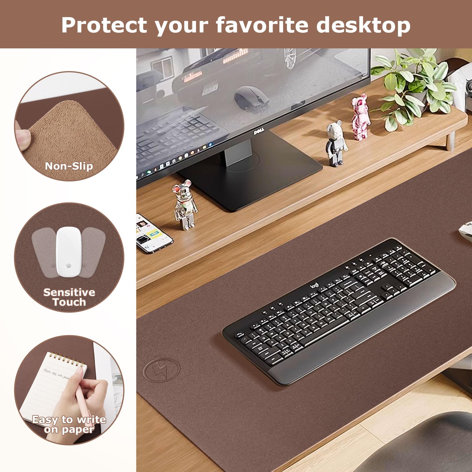 Firelison 2-in-1 Wireless Charging Mouse Pad - 36