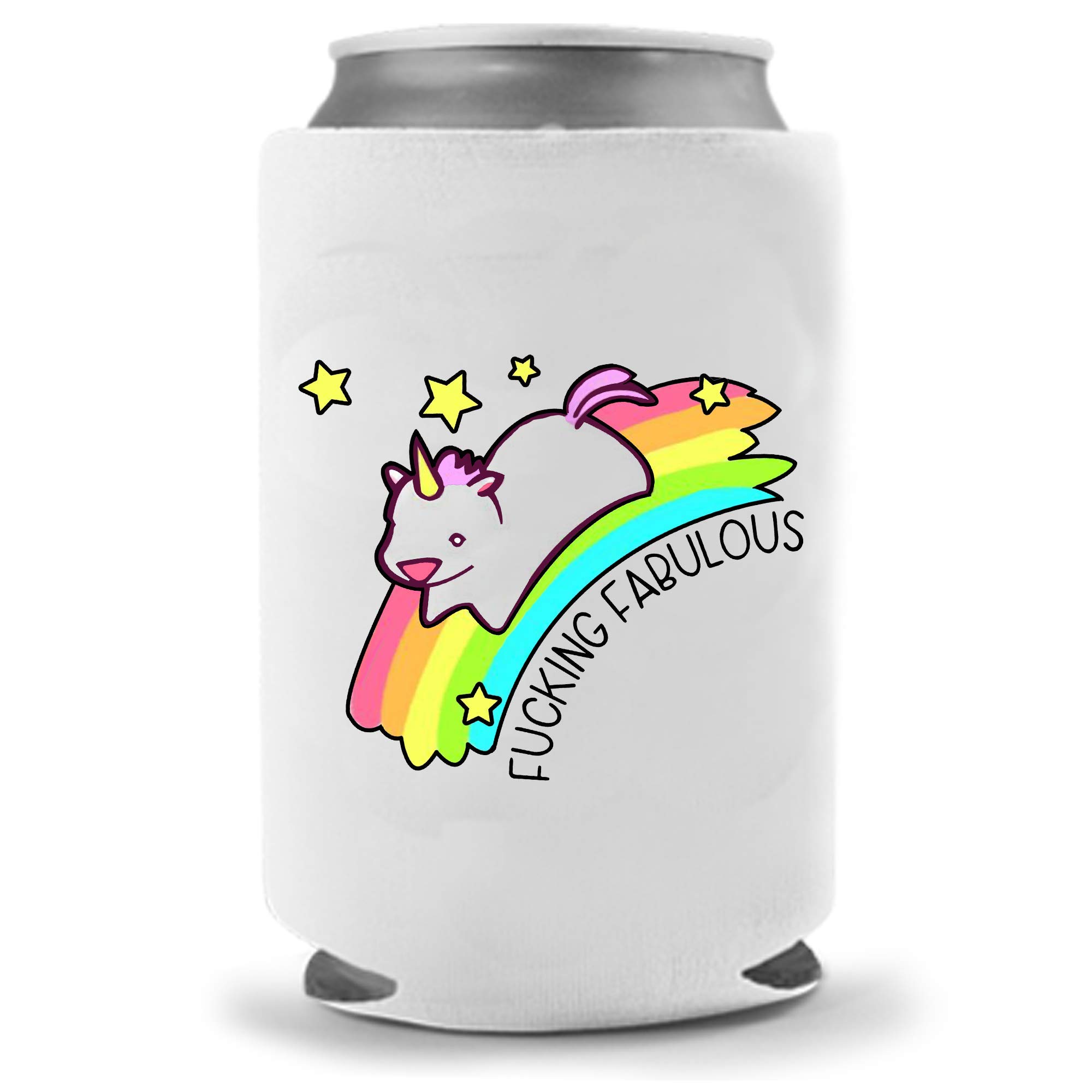 Funny Unicorn Can Coolers - Insulated Neoprene Beverage Holders for Beer & Craft Drinks | Magical Party Favors & Unique Gifts for Beer Lovers | Perfect for BBQs, Picnics, and Outdoor Gatherings