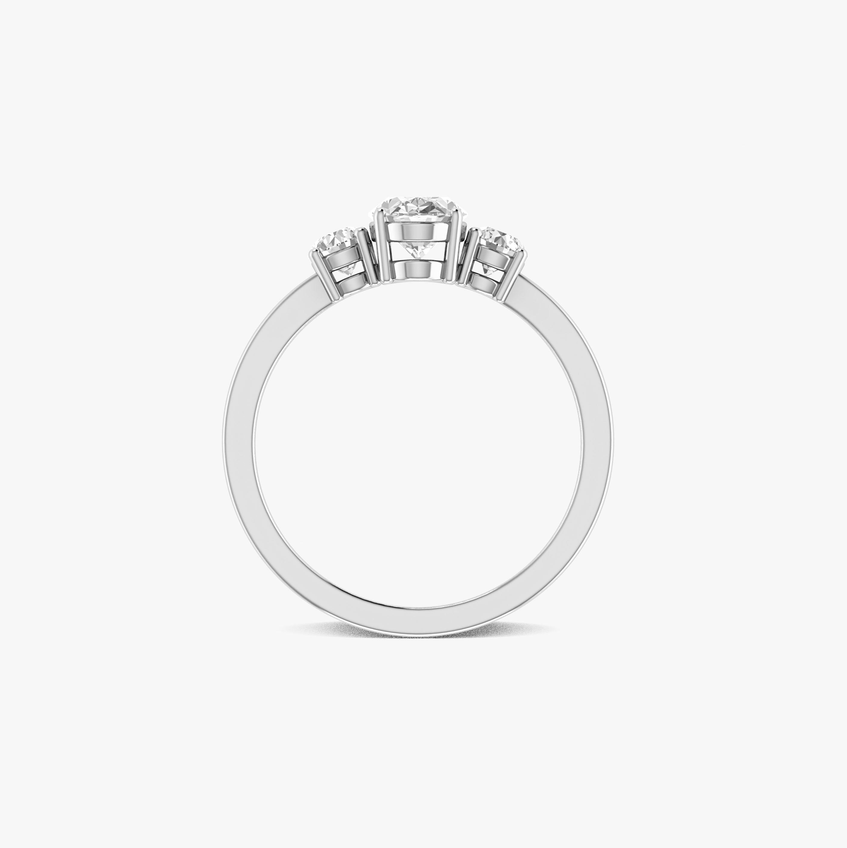 Authentic Moissanite Gemstone Ring for Women - 925 Sterling Silver Engagement Wedding Band - Perfect for Proposals, Anniversaries & Special Occasions