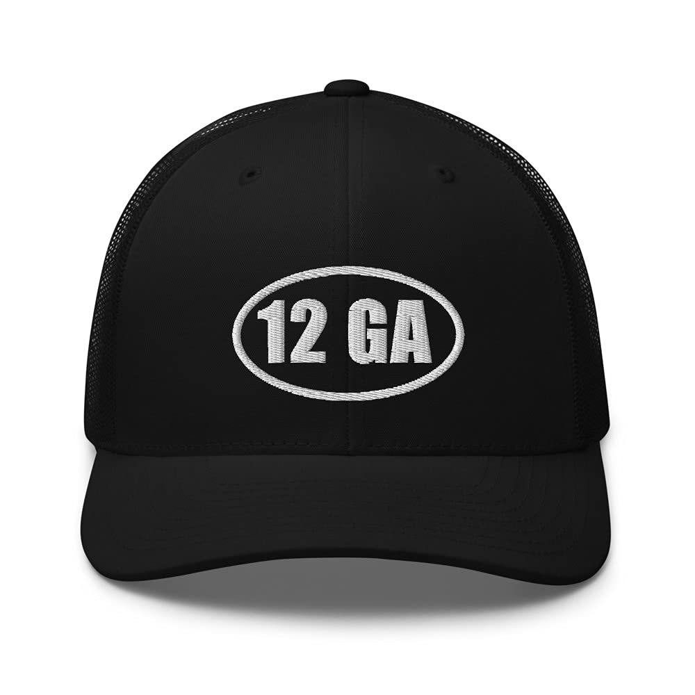 Gunner Gear 2nd Amendment Trucker Hat - Patriotic 12 Gauge Shotgun & Rifle Design for Gun Enthusiasts | Perfect for Shooting Ranges, Hunting Trips & 2A Supporters