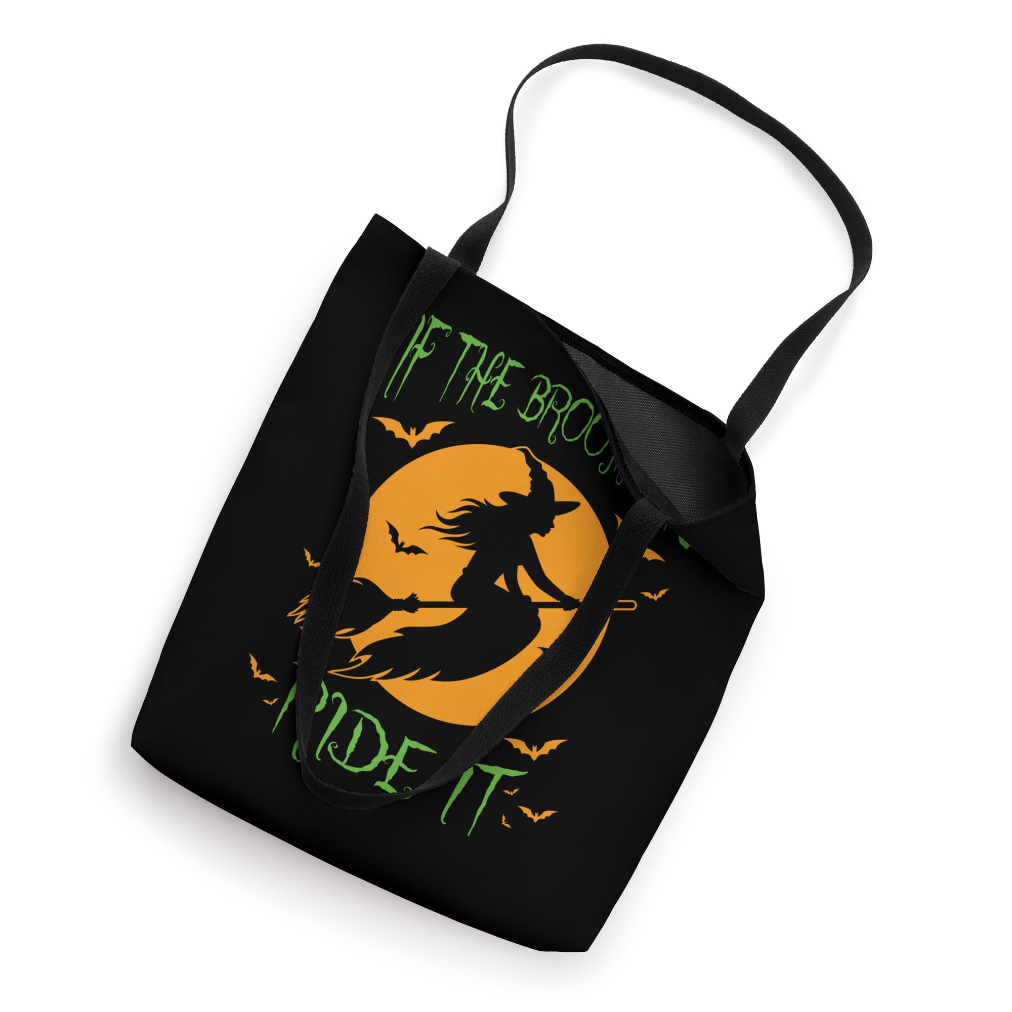 Halloween Witch Ride It Tote Bag - Perfect for Costume Parties