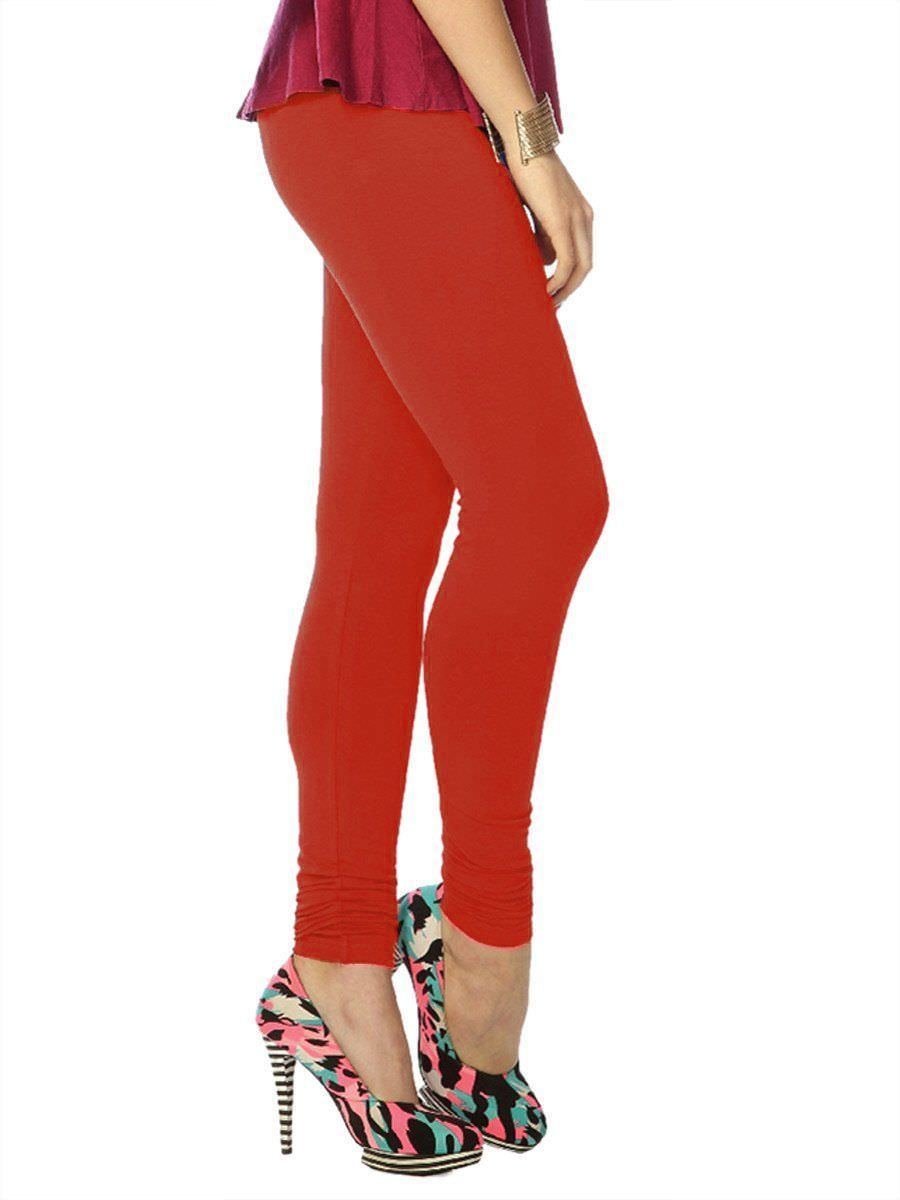 UNICUS Women's Cotton Lycra Chudidar Leggings - Stretchy Workout Pants for Yoga, Gym, Running & Jogging - Comfortable Athletic Trousers for Fitness & Casual Wear