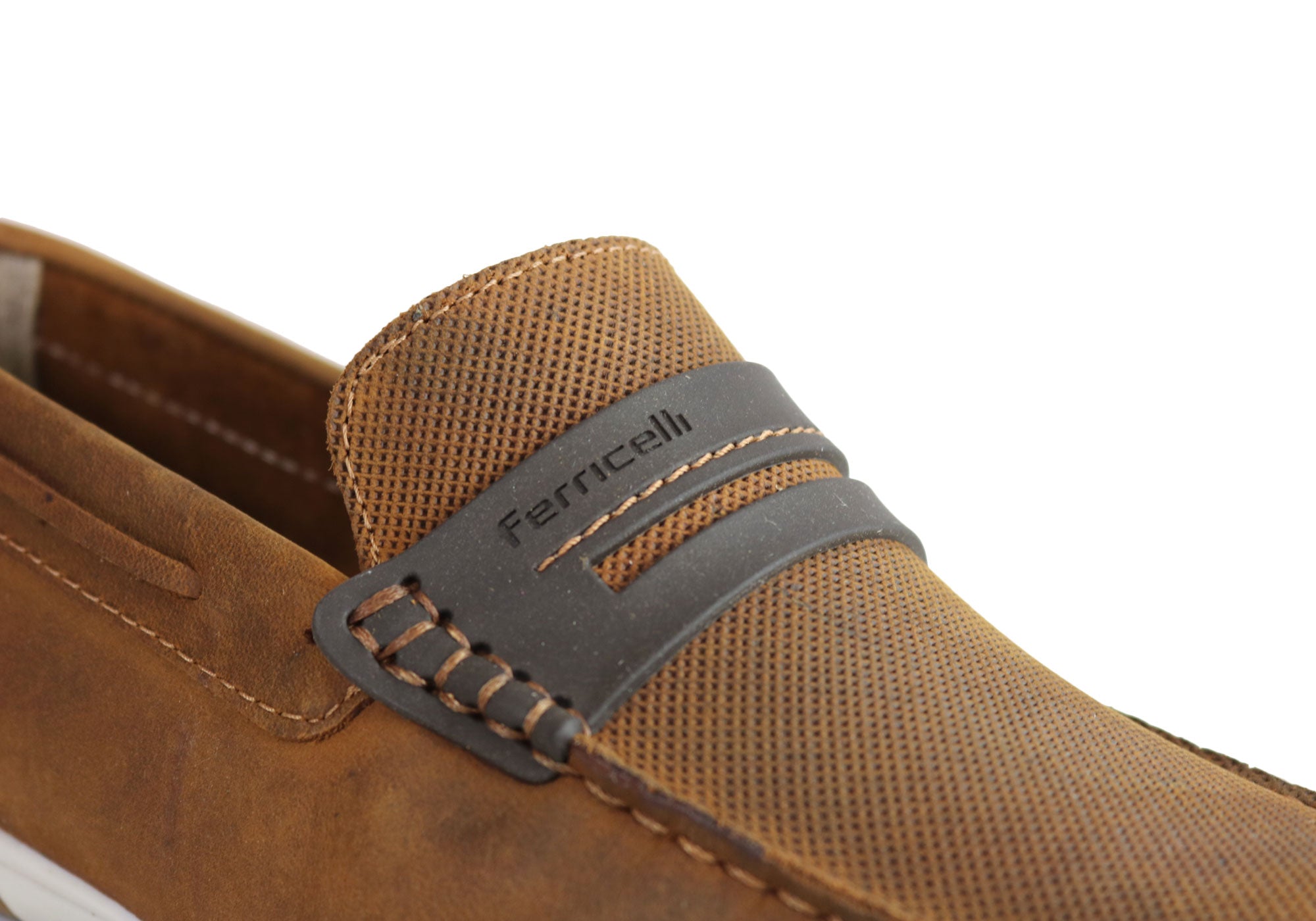 Ferricelli Mitchell Men's Genuine Leather Casual Loafers - Handcrafted in Brazil - Comfortable Slip-On Shoes for Work, Travel & Everyday Wear