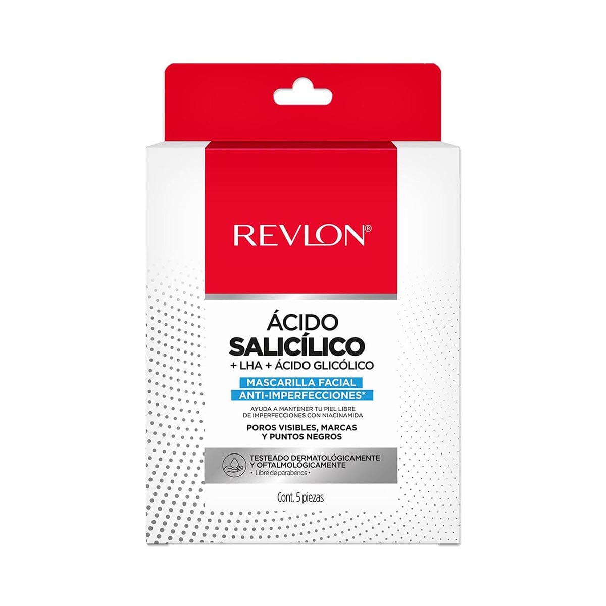 Revlon Salicylic Acid Facial Mask for Acne Treatment - Clear Pores & Reduce Breakouts for Oily & Combination Skin | Perfect for Daily Skincare Routine & Spa Nights