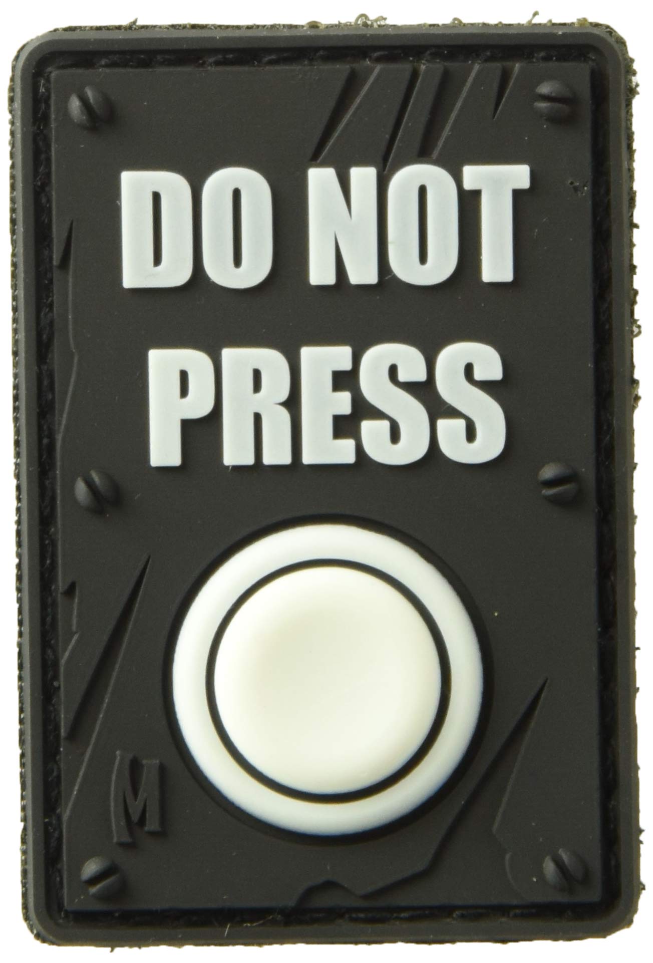Maxpedition Do Not Press Patch - Tactical Morale Patch for Military, Police & Outdoor Enthusiasts - Perfect for Backpacks, Vests & Gear Customization