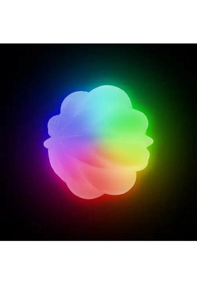 Nite Ize GLOWSTREAK WILD LED Light Up Ball for Dogs - High Visibility Glow in The Dark Fetch Toy for Night Play, Outdoor Activities, and Beach Games