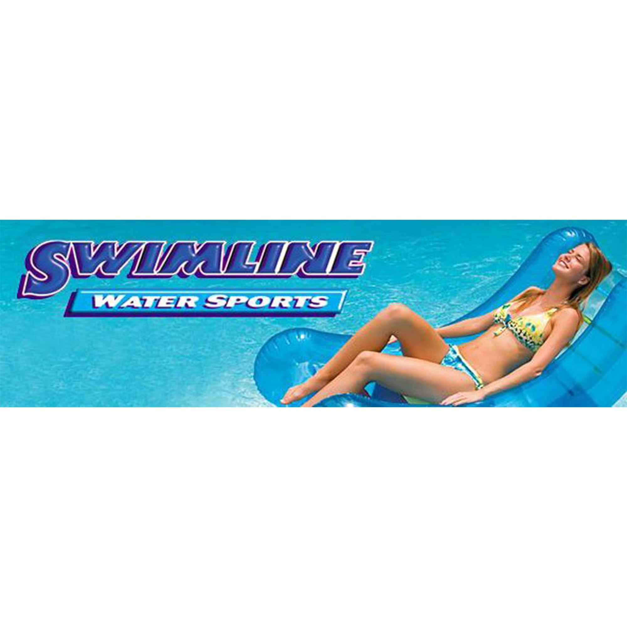 Swimline LI184820 18 Inch Solid Blue Round Above Ground Pool Vinyl Liner - 20 Gauge, UV Resistant, Fits 48 to 52 Inch Pools | Durable Overlap Design for Backyard Swimming & Summer Fun