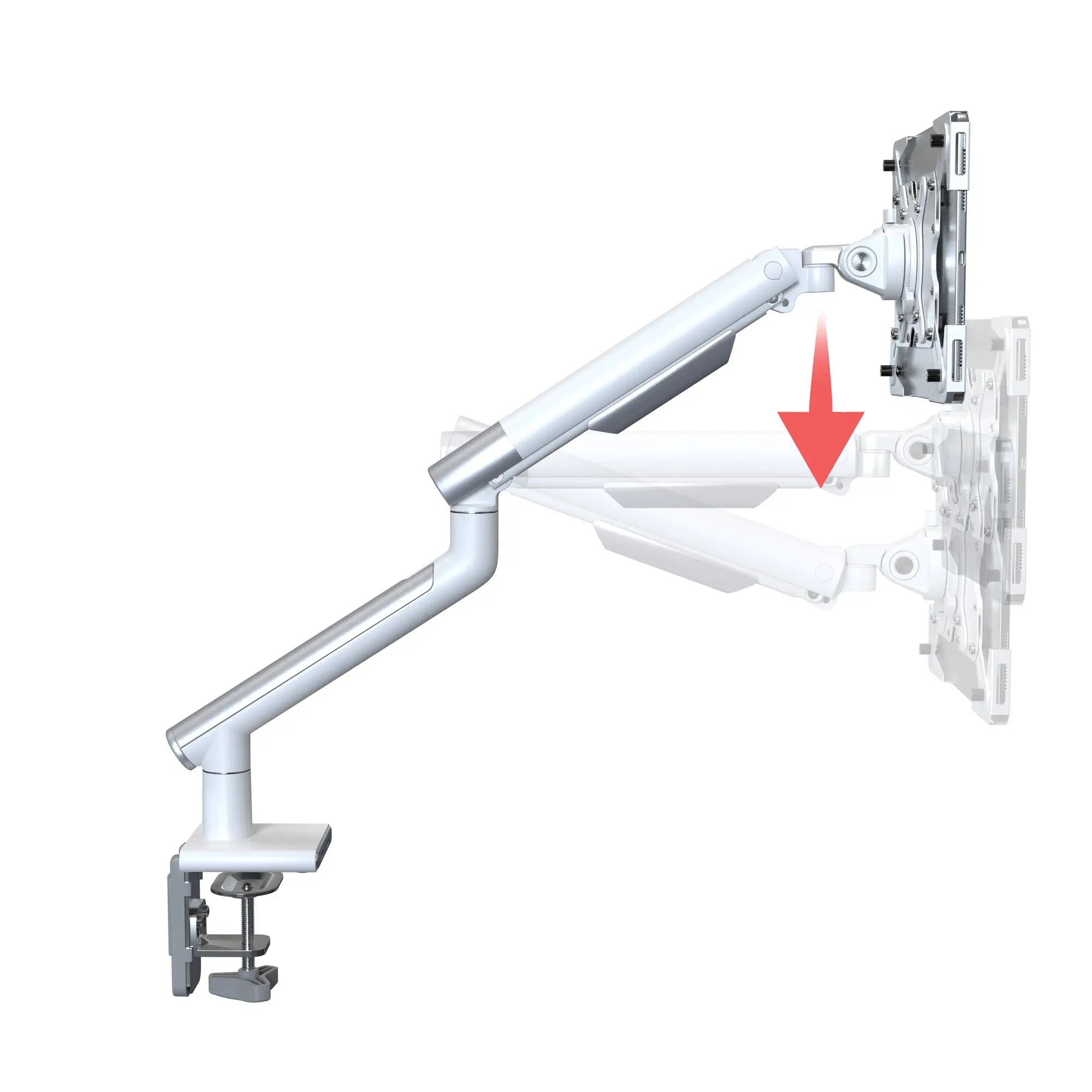 Secure & Slim Spring Arm Mount with USB Ports & Universal Holder for iPad 9.7